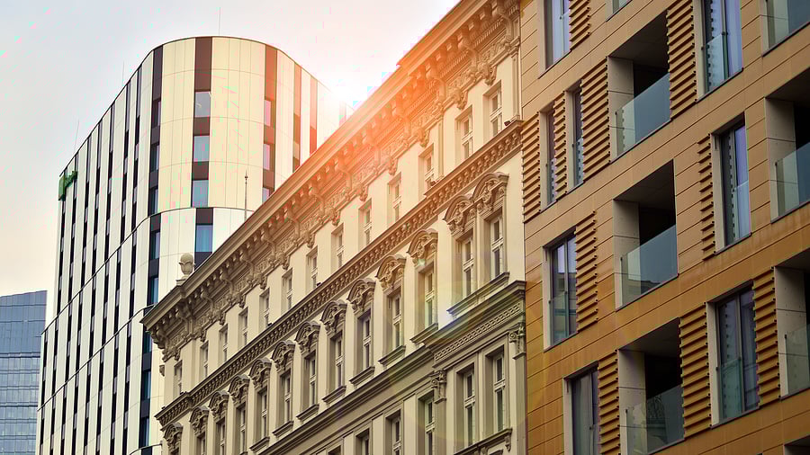 New and Old Sustainable Buildings