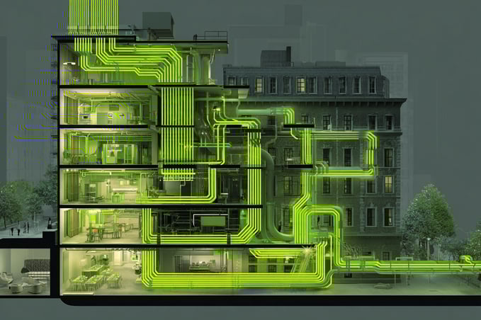 burnerai_A_stylized_cross-section_of_a_building_with_glowing__e8f6fa14-33c9-4c59-92fe-b810e7732571_3